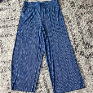 Nine West Women's Blue Wide Leg Pants